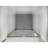 Mexen Exo portes de douche pliantes 120 cm, transparentes, dorées - 816-120-000-50-00