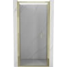 Mexen Exo portes de douche pliantes 120 cm, transparentes, dorées - 816-120-000-50-00