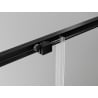 Mexen Exo portes de douche coulissantes 170 cm, transparentes, noires - 8151-170-000-70-00