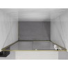 Mexen Exo-S portes de douche coulissantes 170 cm, transparentes, dorées - 8151-170-000-50-00