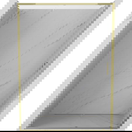 Mexen Exo porte de douche coulissante 200 cm, transparent, or - 8151-200-000-50-00