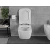 Mexen Margo cuvette de WC Rimless avec abattant slim à fermeture lente, duroplast, blanc brillant - 30420800