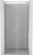 Mexen Exo-BR Duo portes de douche doubles pivotantes 110 cm, transparent, chrome - 8182-110-000-01-00