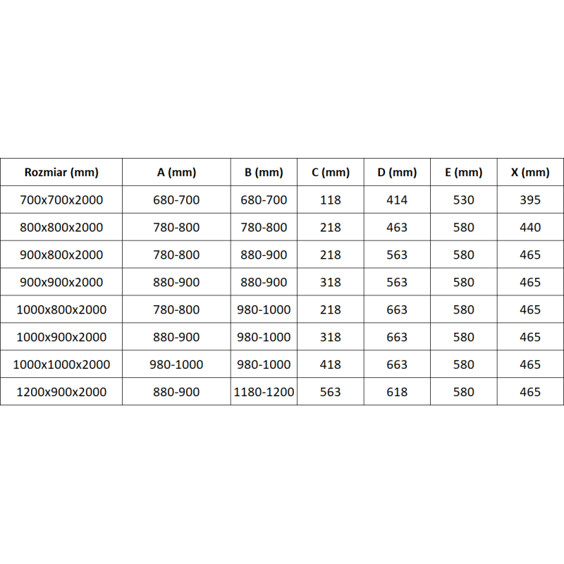 Mexen Exo cabine de douche semi-circulaire coulissante 70 x 70 cm, transparent, noir - 8131-070-070-70-00