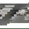 Mexen Lena cuvette WC sans rebord avec abattant à descente lente slim, duroplast, blanc/or motif d'écailles - 30224008