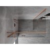 Mexen Mist-H T cabine de douche pivotante gauche 115 x 100 cm, transparent, cuivre brossé - 8A5T-115-100-65-00-L