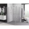 Mexen Exo cabine de douche pivotante 70 x 110 cm, transparente, chromée - 814-070-110-01-00