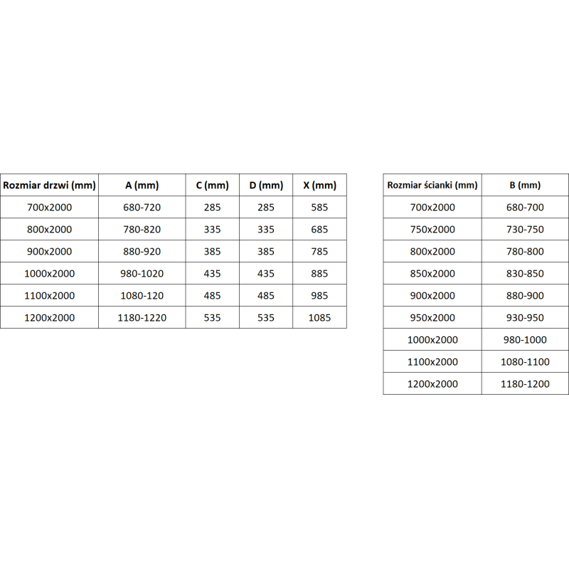 Mexen Exo cabine de douche pivotante 100 x 110 cm, transparent, chrome - 814-100-110-01-00