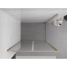Mexen Exo-B Duo cabine de douche pivotante 80 x 110 cm, transparente, dorée - 814-080-110-50-00