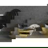 Mexen Lena cuvette wc Rimless avec abattant à descente lente slim, duroplast, noir mat/or motif lignes - 30224077