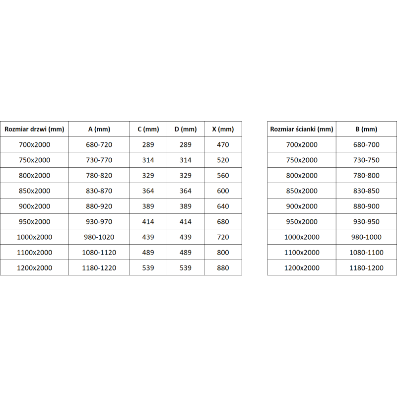 Mexen Exo cabine de douche pliante 85 x 90 cm, transparent, or - 816-085-090-50-00