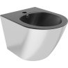 Mexen Lena bidet suspendu, noir mat/argent - 35224874