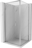 Mexen Exo-F cabine de douche pliante 110 x 110 cm, transparent, chrome - 816-110-110-01-00