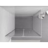 Mexen Exo-F cabine de douche repliable 120 x 75 cm, transparent, chrome - 816-120-075-01-00