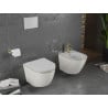 Mexen Lena bidet mural, Blanc/Or motif carreaux - 35224809