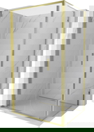 Mexen Exo cabine de douche pliante 75 x 110 cm, transparente, dorée - 816-075-110-50-00