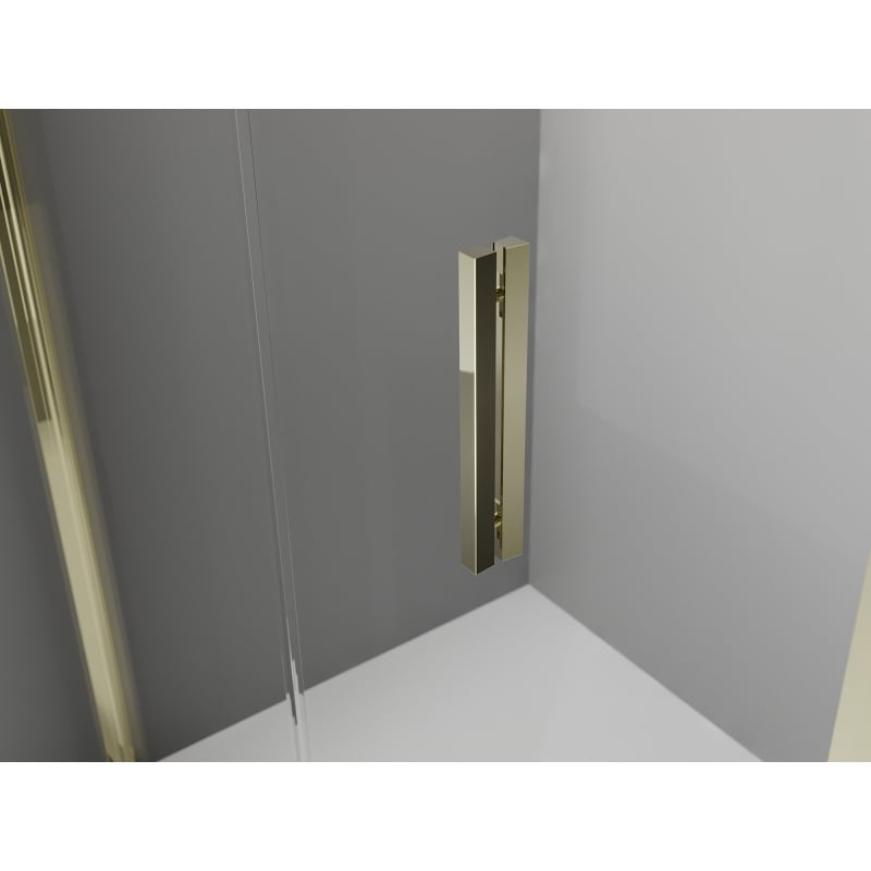 Mexen Exo-F cabine de douche pliante 75 x 120 cm, transparent, or - 816-075-120-50-00