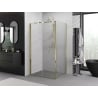 Mexen Exo-F cabine de douche pliante 75 x 120 cm, transparent, or - 816-075-120-50-00