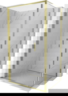 Mexen Exo cabine de douche pliante 110 x 70 cm, transparente, dorée - 816-110-070-50-00