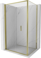 Mexen Exo-F cabine de douche pliante 110 x 95 cm, transparente, dorée - 816-110-095-50-00