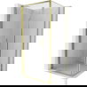 Mexen Exo cabine de douche pliante 110 x 110 cm, transparent, doré - 816-110-110-50-00