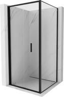 Mexen Exo-F cabine de douche pliante 110 x 110 cm, transparent, noir - 816-110-110-70-00