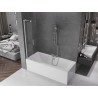 Mexen Velar L paroi de baignoire à 2 volets coulissants 70 x 150 cm, transparent, chrome - 896-070-003-01-01