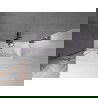 Mexen Velar L paroi de baignoire coulissante à 2 vantaux 70 x 150 cm, transparent, métal gun - 896-070-003-01-95