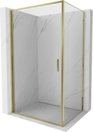 Mexen Exo-B cabine de douche pliante 80 x 120 cm, transparente, dorée - 817-080-120-50-00