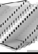 Mexen Exo cabine de douche pivotante 90 x 110 cm, transparent, noir - 817-090-110-70-00