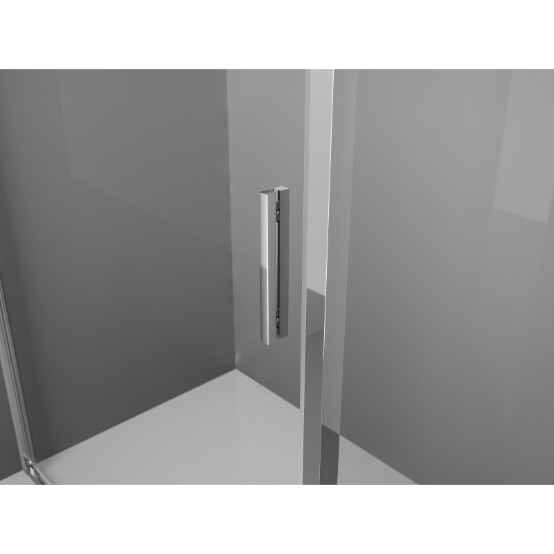 Mexen Exo-R cabine de douche à charnières 135 x 110 cm, transparent, chrome - 819-135-110-01-00