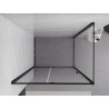 Mexen Exo-R cabine de douche pivotante 95 x 120 cm, transparent, noir - 819-095-120-70-00