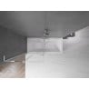 Mexen Velar L paroi de baignoire 2 volets coulissants 90 x 150 cm, transparent, chrome - 896-090-003-01-01