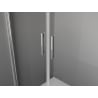 Mexen Exo-BR Duo cabine de douche pivotante 110 x 70 cm, transparent, chrome - 8182-110-070-01-00