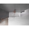 Mexen Velar L paroi de baignoire coulissante à 2 volets 90 x 150 cm, transparent, cuivre brossé - 896-090-003-01-65