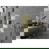 Mexen X-Wall-R étagère murale encastrée avec rebord et étagère 60 x 30 cm, or - 1950603010S