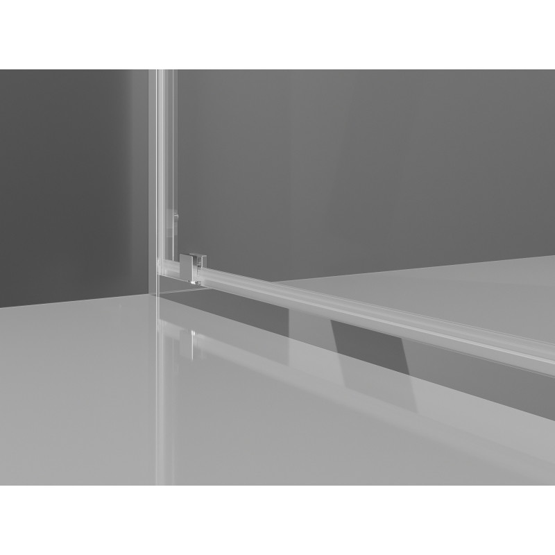 Mexen Exo-BR Duo cabine de douche pivotante 110 x 110 cm, transparent, chrome - 8182-110-110-01-00
