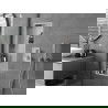 Mexen X-Wall-R étagère encastrée avec rebord et étagère 90 x 30 cm, inox - 1910903010S