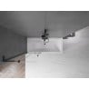 Mexen Velar L paroi de baignoire 2 volets coulissants 75 x 150 cm, transparent, noir - 896-075-003-01-70