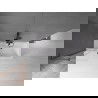 Paroi de baignoire coulissante Mexen Velar L 2 vantaux 75 x 150 cm, transparent, gris canon brossé - 896-075-003-01-66