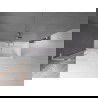 Paroi de baignoire coulissante Mexen Velar L à 2 volets 75 x 150 cm, transparent, nickel brossé - 896-075-003-01-97