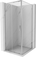 Mexen Exo-S cabine de douche coulissante 120 x 120 cm, transparent, chrome - 8151-120-120-01-00