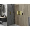 Mexen X-Wall-NR étagère encastrée sans rebord avec étagère 60 x 30 cm, or - 1951603010S