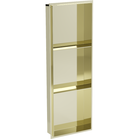 Mexen X-Wall-NR étagère encastrée sans rebord avec tablette 90 x 30 cm, or - 1951903010S