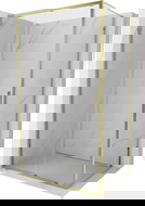 Mexen Exo cabine de douche coulissante 115 x 120 cm, transparent, or - 8151-115-120-50-00