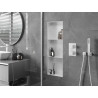 Mexen X-Wall-NR étagère encastrée sans rebord avec étagère 90 x 30 cm, blanche - 1921903010S