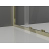 Mexen Exo-S cabine de douche coulissante 140 x 120 cm, transparente, dorée - 8151-140-120-50-00