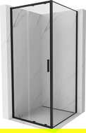 Mexen Exo cabine de douche coulissante 120 x 120 cm, transparent, noir - 8151-120-120-70-00