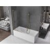 Mexen Velar L paroi de baignoire coulissante 2 volets 85 x 150 cm, transparent, doré - 896-085-003-01-50
