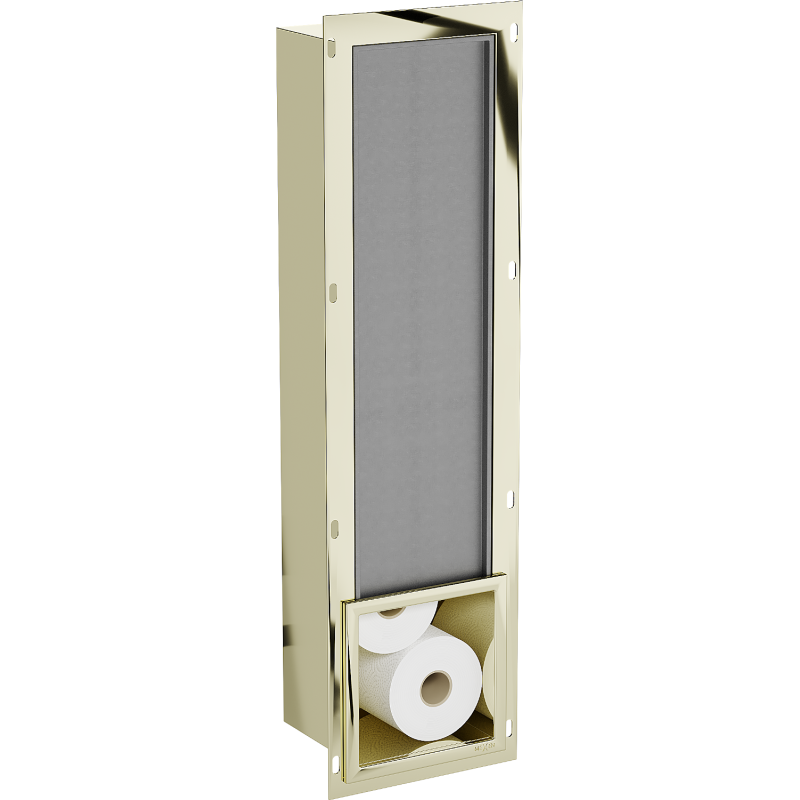 Magasin de papier toilette Mexen X-Wall-B, doré - 1955